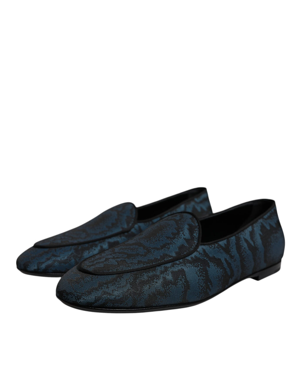 Dolce & Gabbana Blue Slip On Loafers for Men detail view