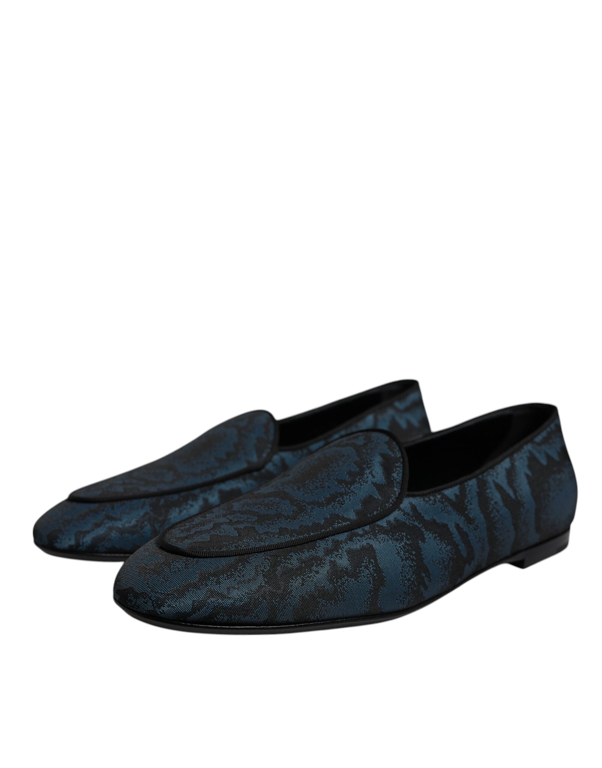Dolce & Gabbana Blue Slip On Loafers for Men detail view