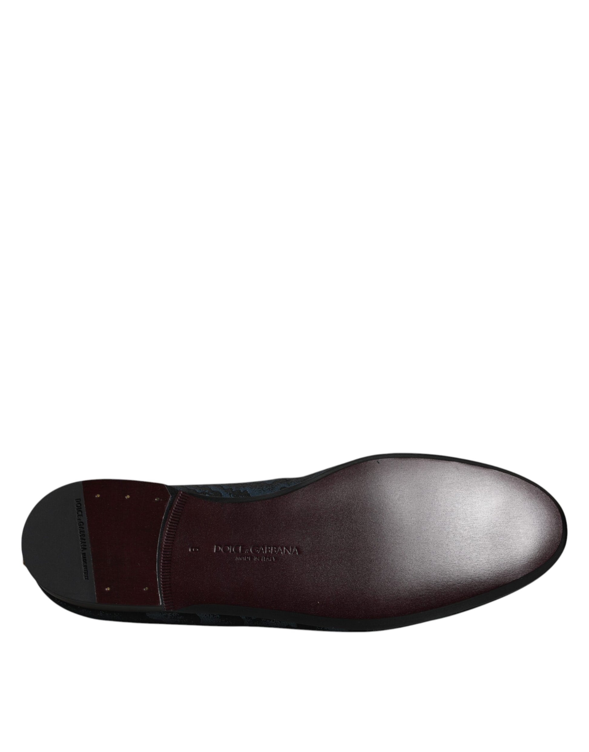 Dolce & Gabbana Blue Slip On Loafers for Men additional view