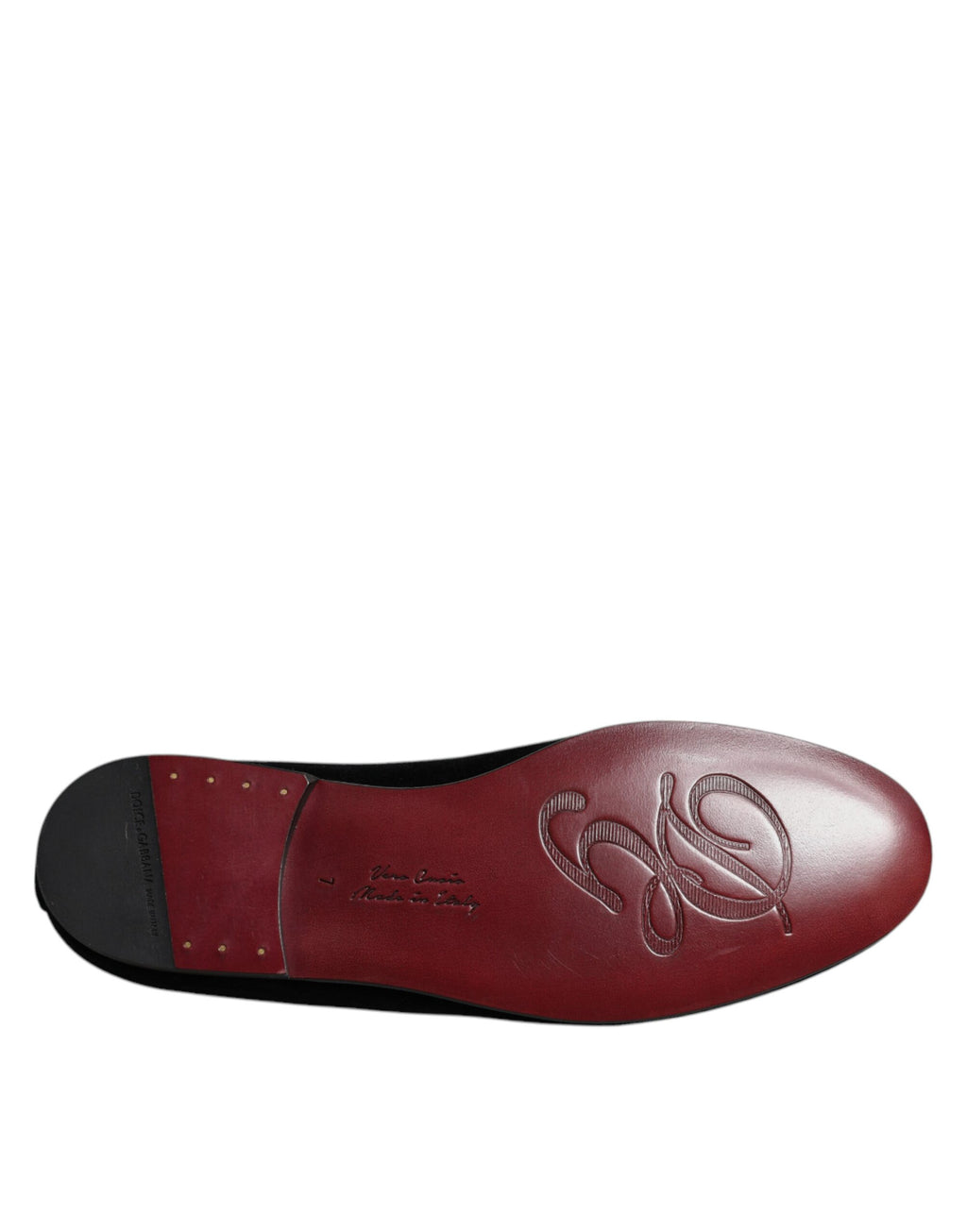 Dolce & Gabbana Black Slip On Loafers for Men additional view