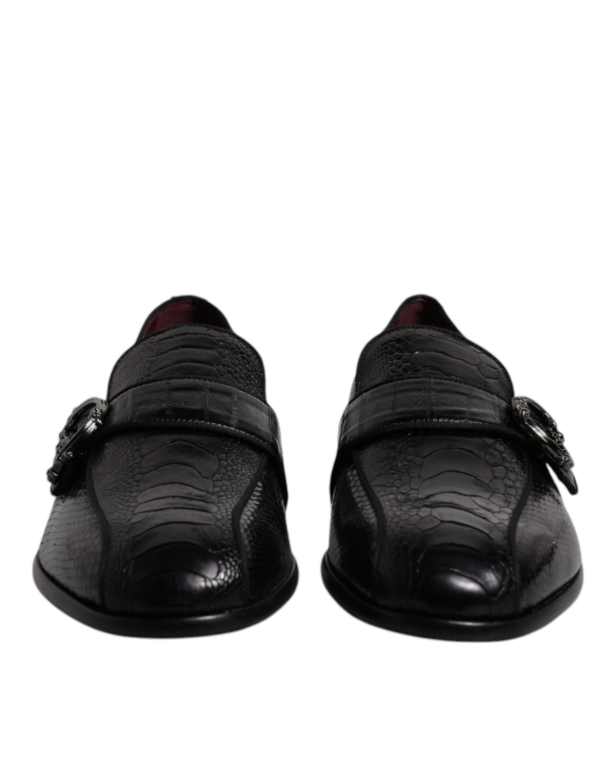 Dolce & Gabbana Black Slip On Loafers for Men alternate view