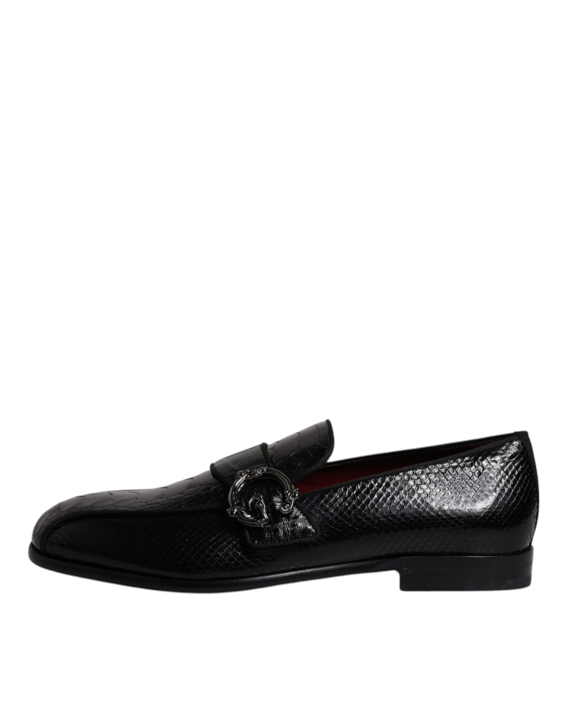Dolce & Gabbana Black Slip On Loafers for Men additional view