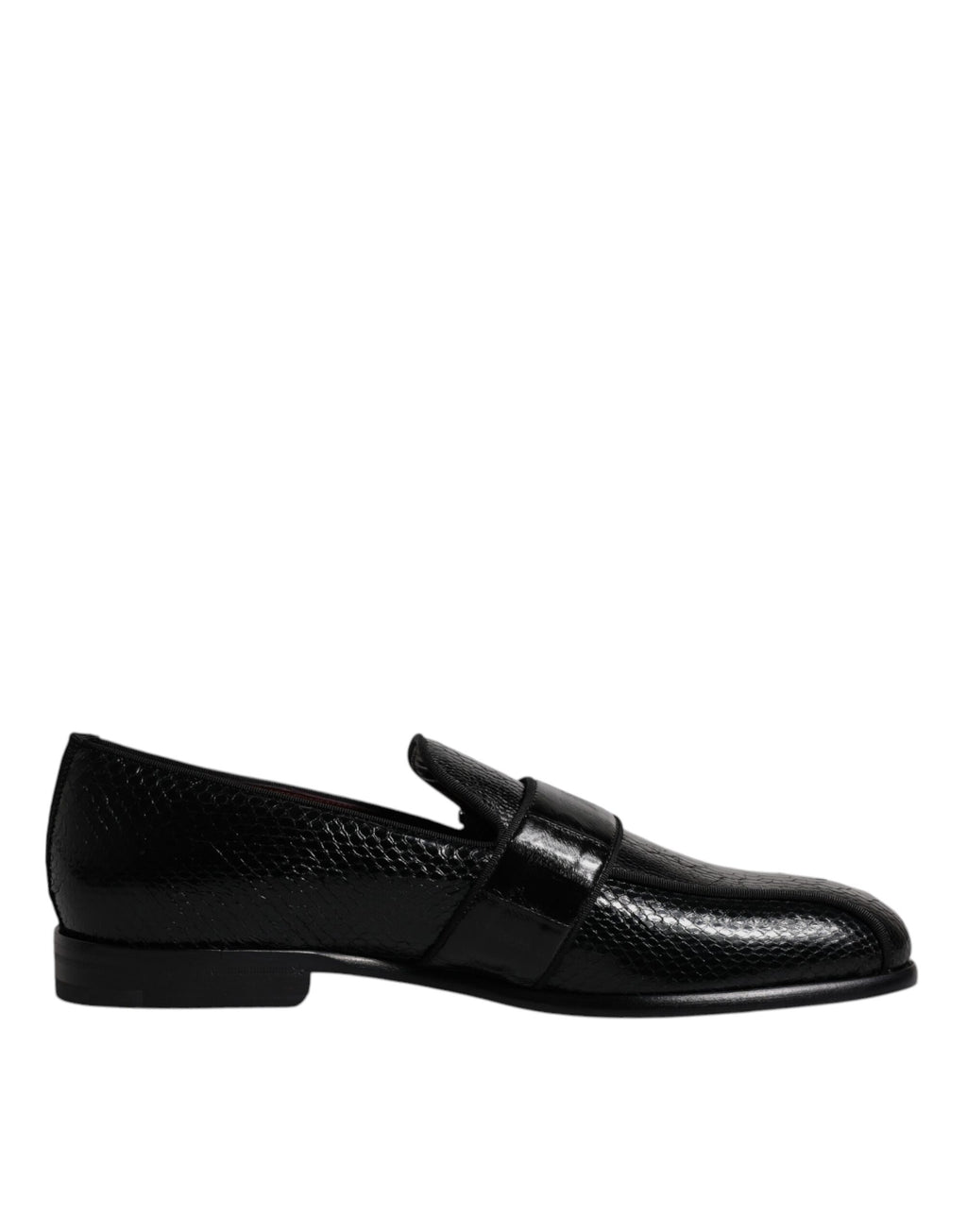 Dolce & Gabbana Black Slip On Loafers for Men