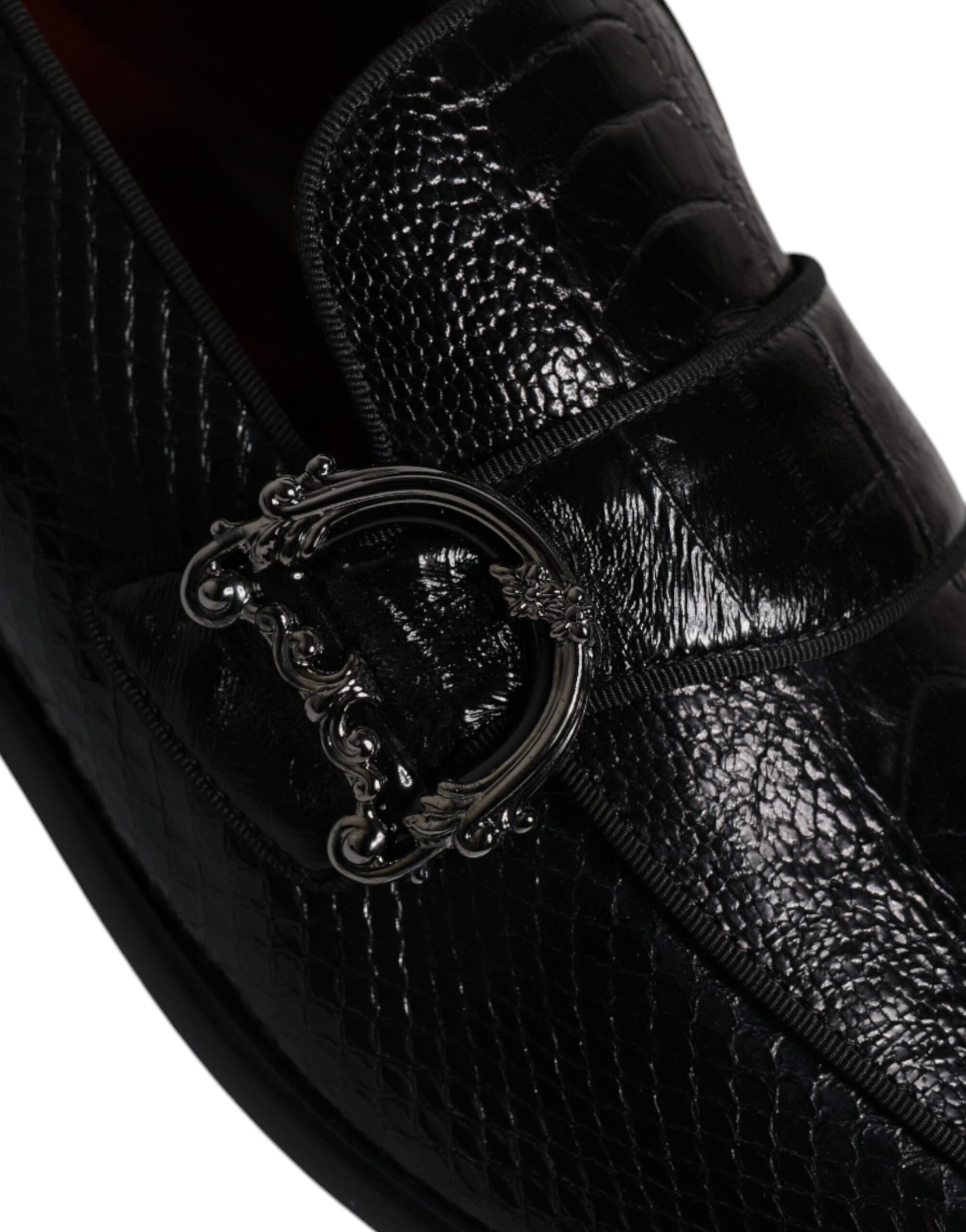 Dolce & Gabbana Black Slip On Loafers for Men additional view