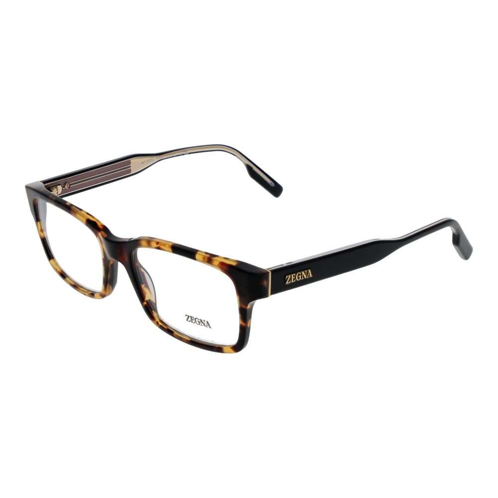 Ermenegildo Zegna Brown Glasses Frames for Men