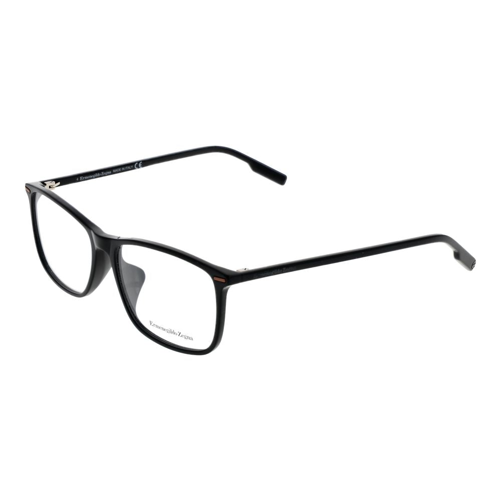 Ermenegildo Zegna Black Glasses Frames for Men