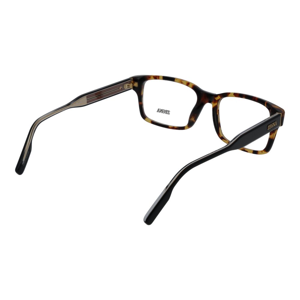 Ermenegildo Zegna Brown Glasses Frames for Men detail view
