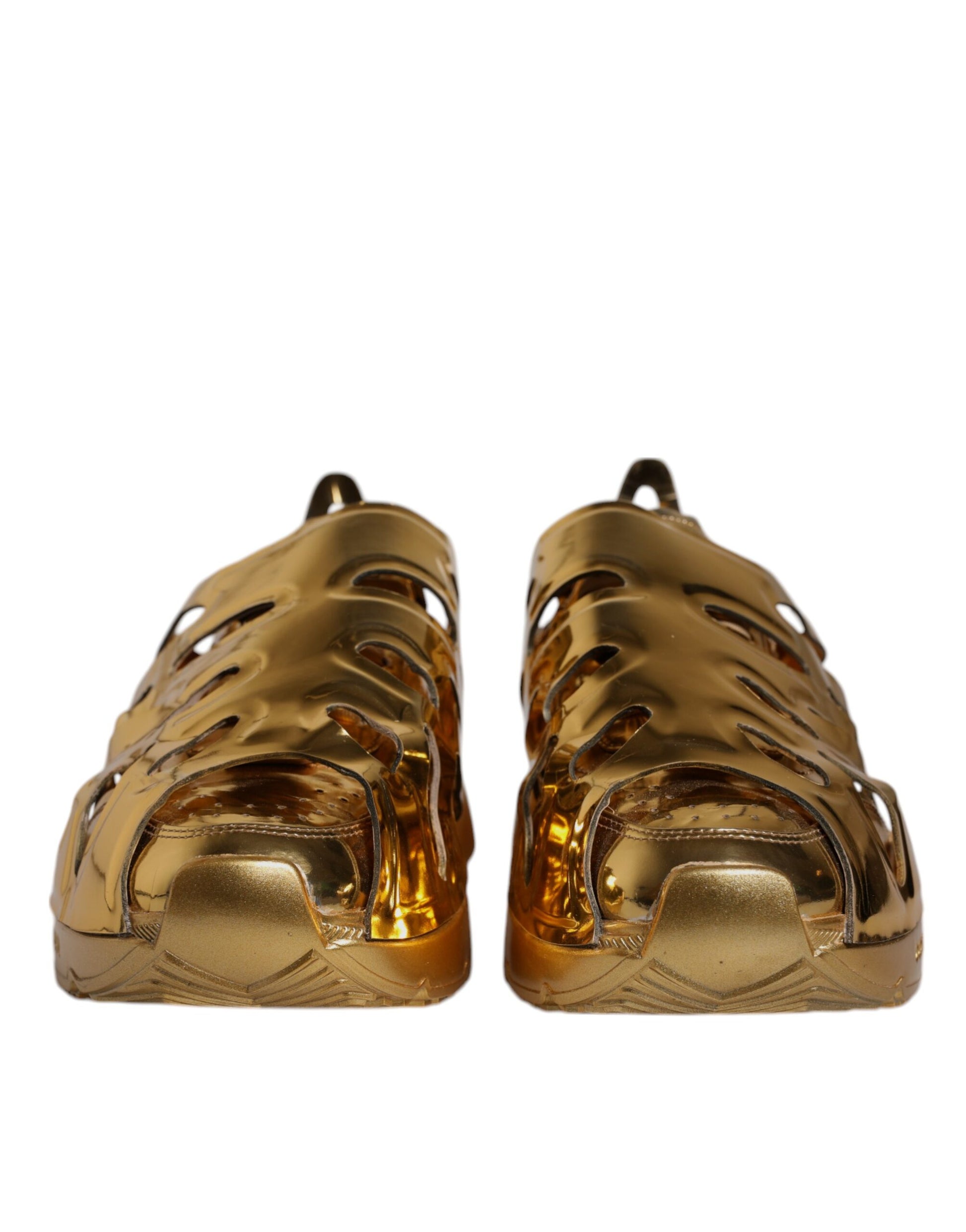 Dolce & Gabbana Gold Chunky Sneakers for Men alternate view