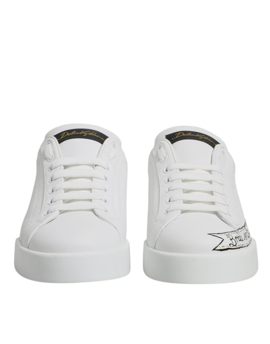 Dolce & Gabbana White Low Top Sneakers for Men alternate view