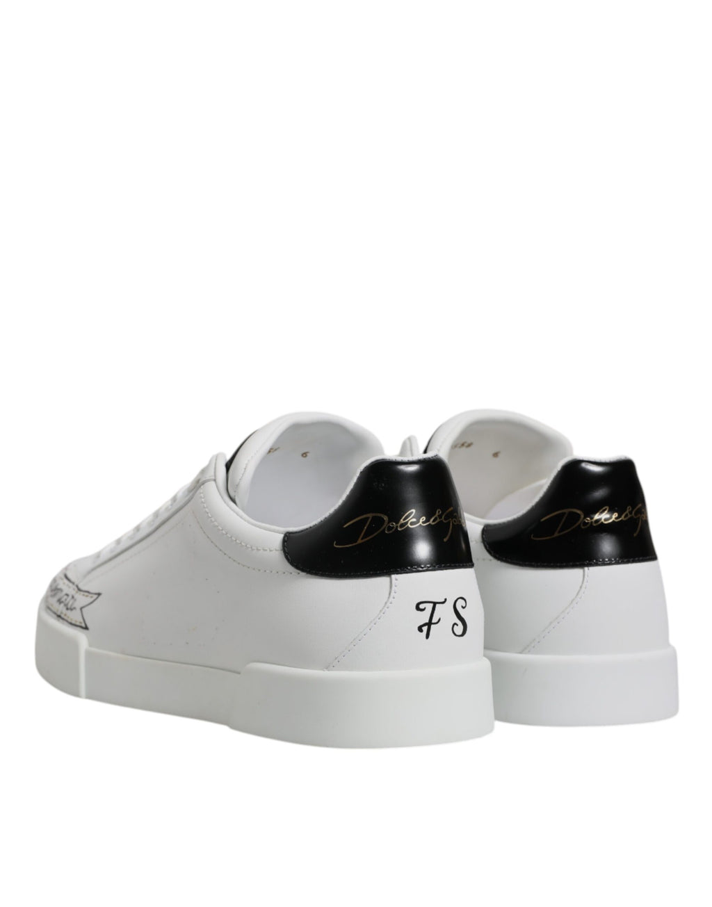 Dolce & Gabbana White Low Top Sneakers for Men additional view