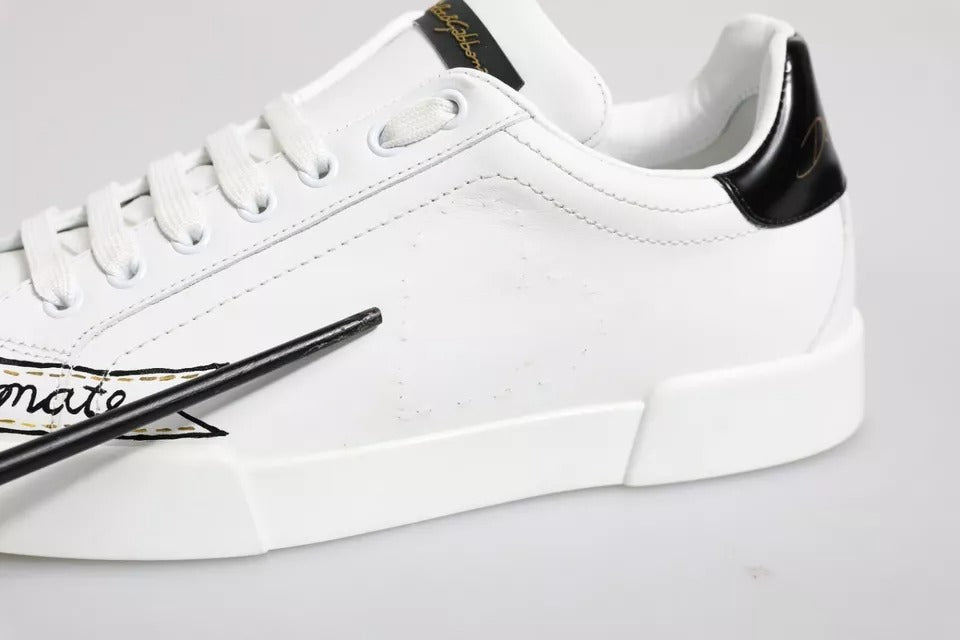 Dolce & Gabbana White Low Top Sneakers for Men additional view
