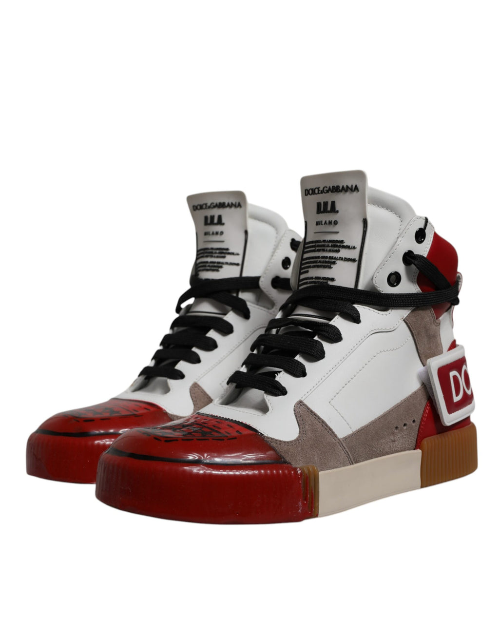 Dolce & Gabbana Multicolor High Tops for Men detail view