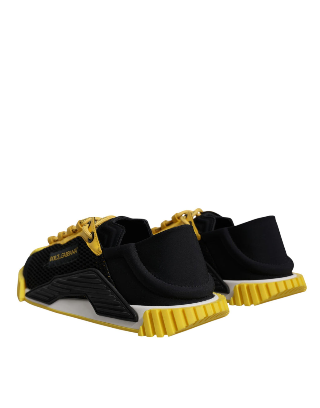 Dolce & Gabbana Black Low Top Sneakers for Men side view