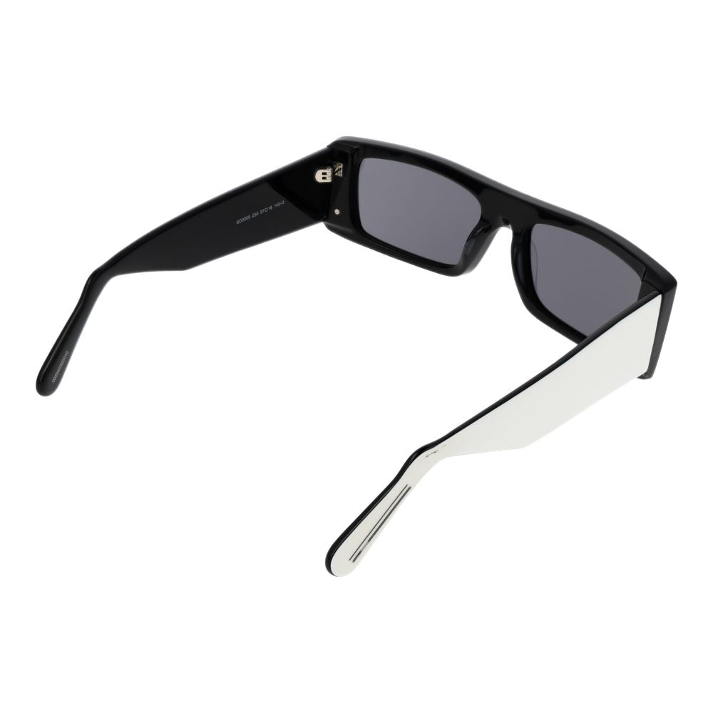 Lunettes de soleil en plastique blanc GCDS