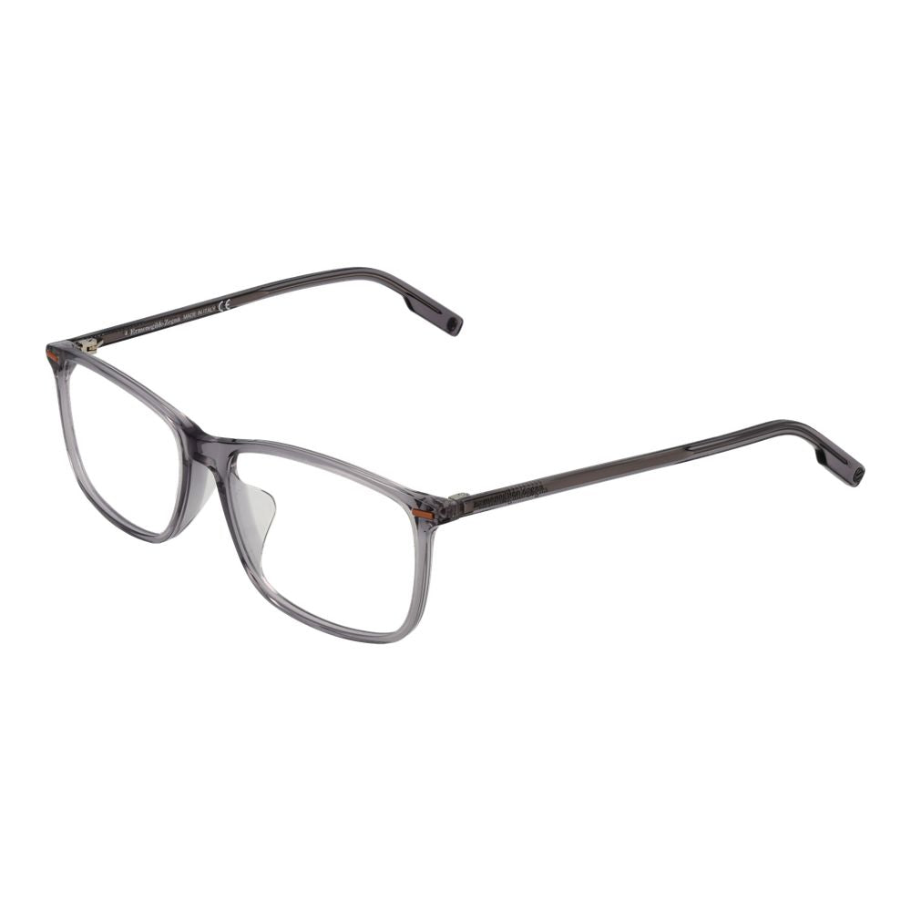 Ermenegildo Zegna Grey Glasses Frames for Men