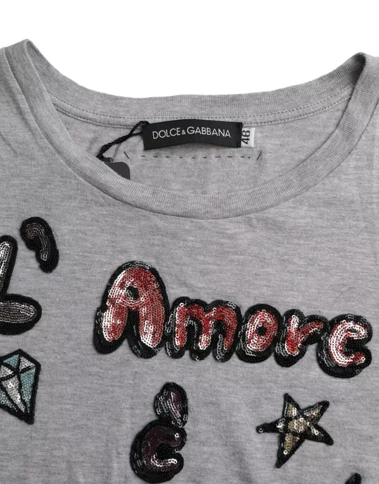 Dolce & Gabbana Grey T-Shirt for Women additional view