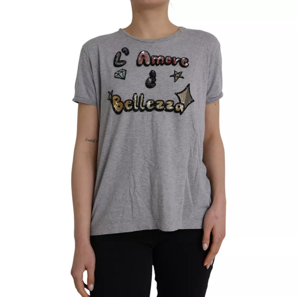 Dolce & Gabbana Grey T-Shirt for Women