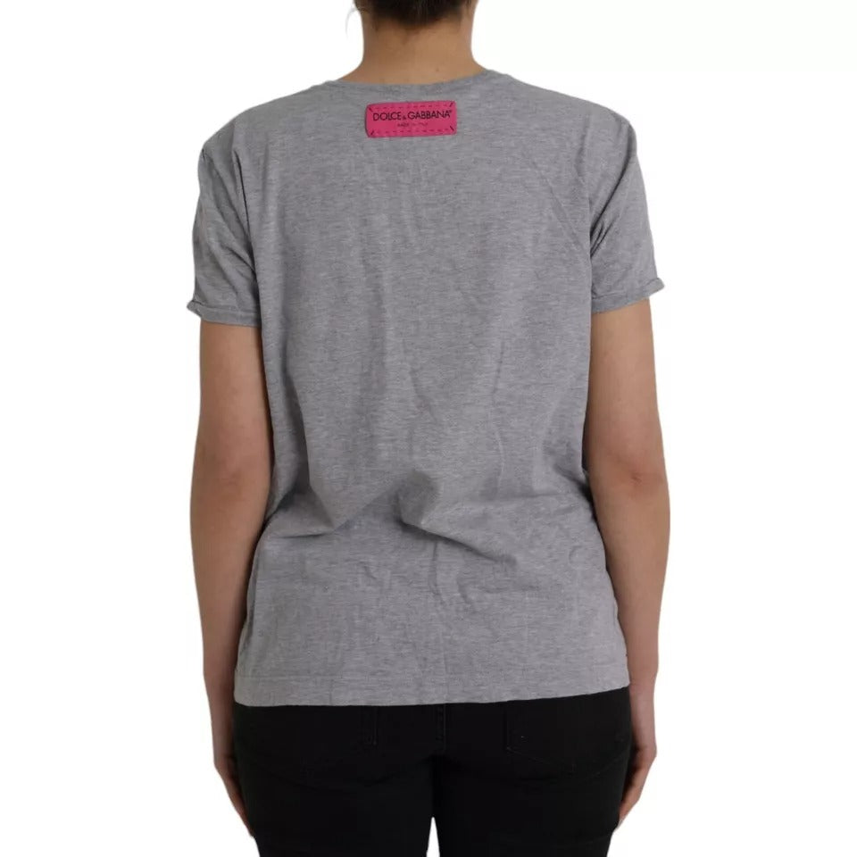 Dolce & Gabbana Grey T-Shirt for Women detail view