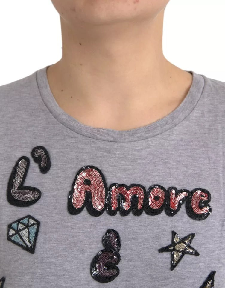 Dolce & Gabbana Grey T-Shirt for Women additional view