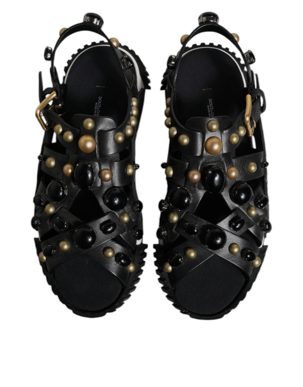 Dolce & Gabbana Black Flat for Men detail view