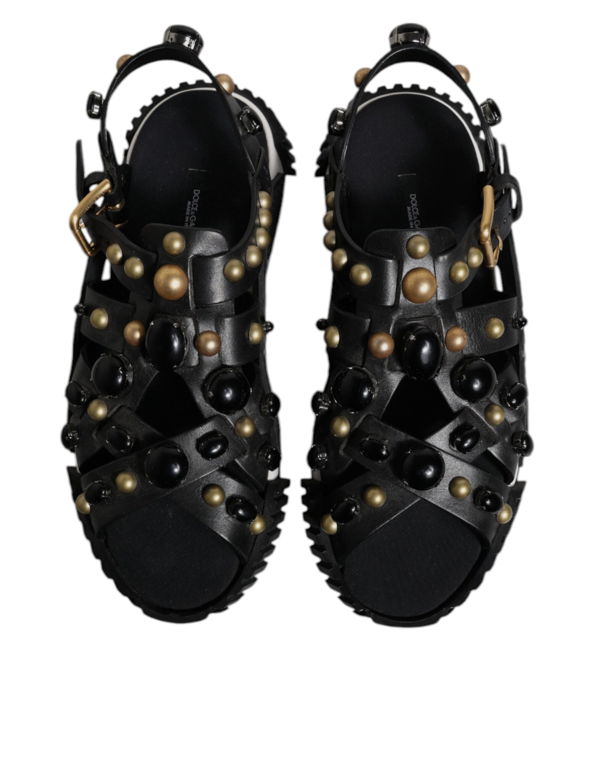 Dolce & Gabbana Black Flat for Men detail view