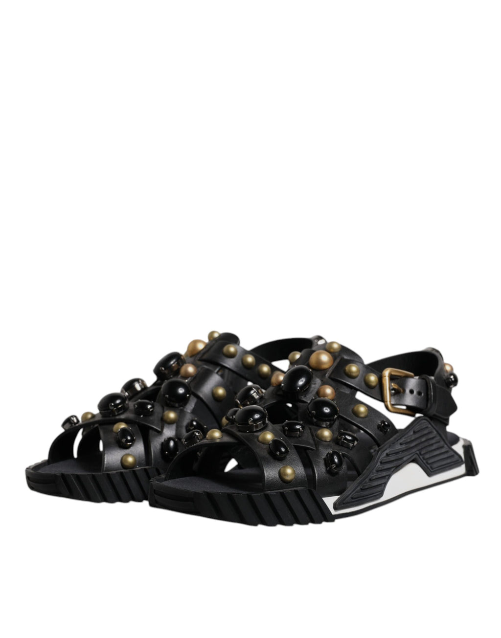 Dolce & Gabbana Black Flat for Men side view