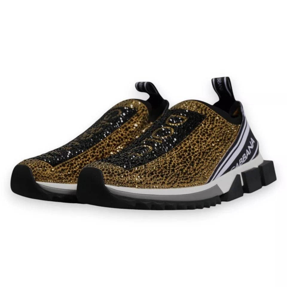 Dolce & Gabbana Gold Low Top Sneakers for Men additional view