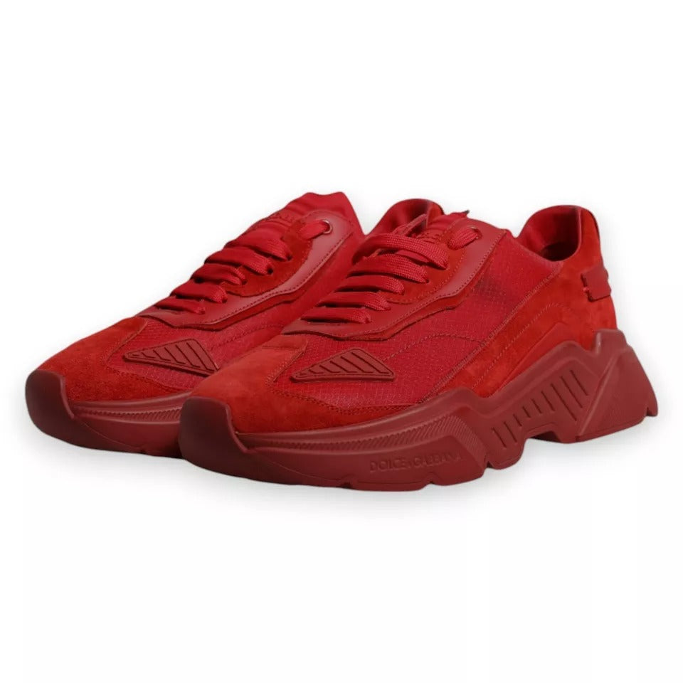 Dolce & Gabbana Red Low Top Sneakers for Men detail view