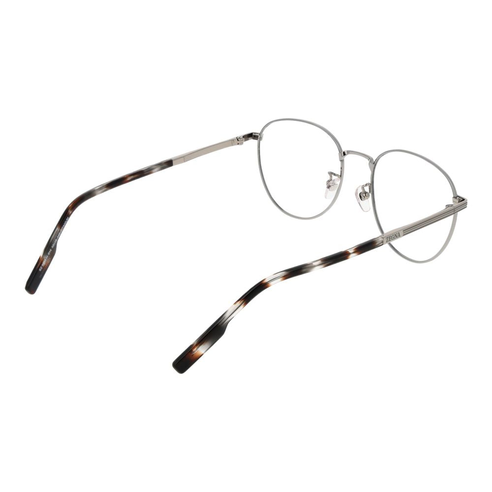 Ermenegildo Zegna Grey Glasses Frames for Men detail view