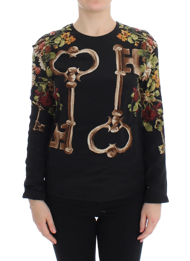 Dolce & Gabbana Black Long Sleeve T-Shirt for Women