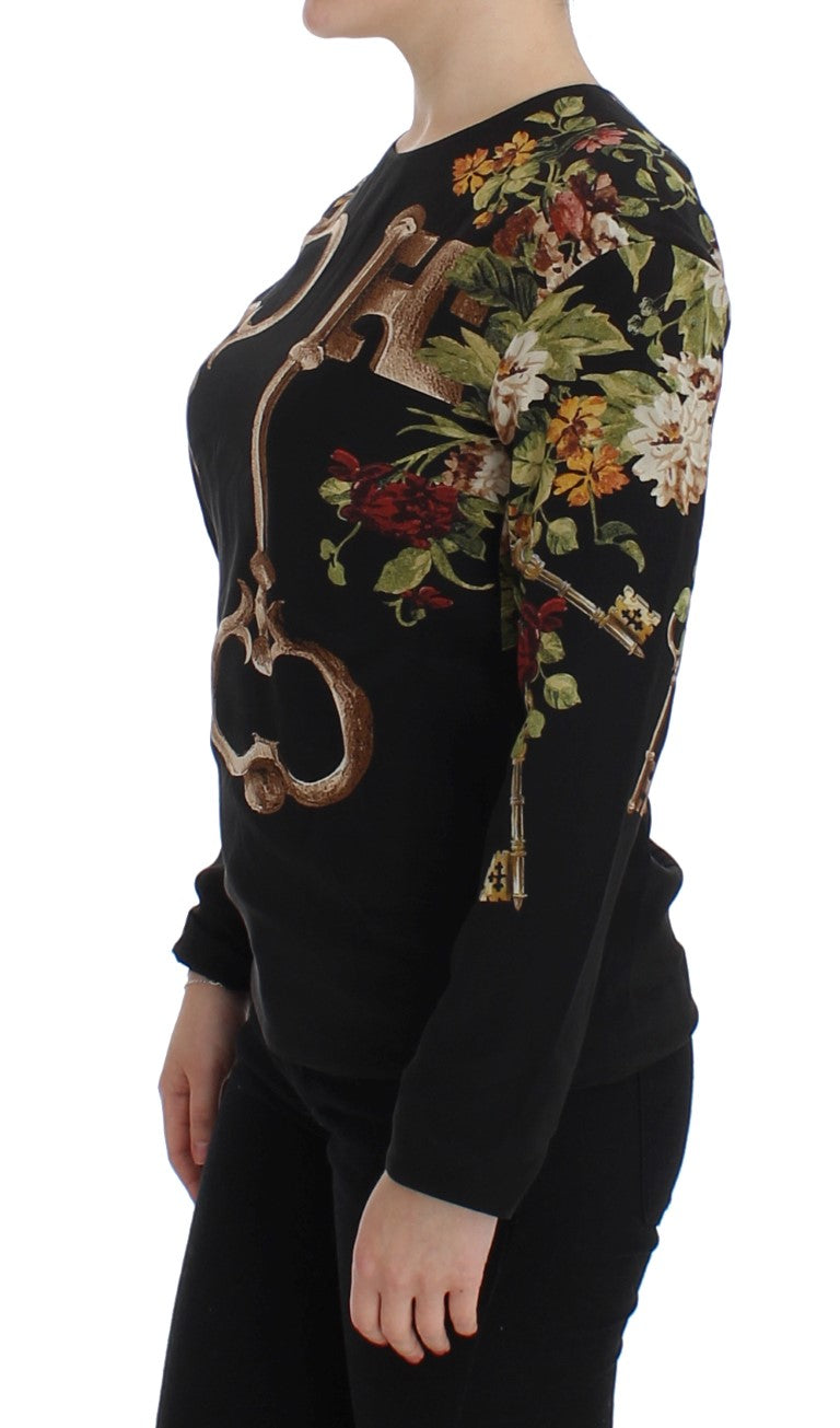 Dolce & Gabbana Black Long Sleeve T-Shirt for Women alternate view