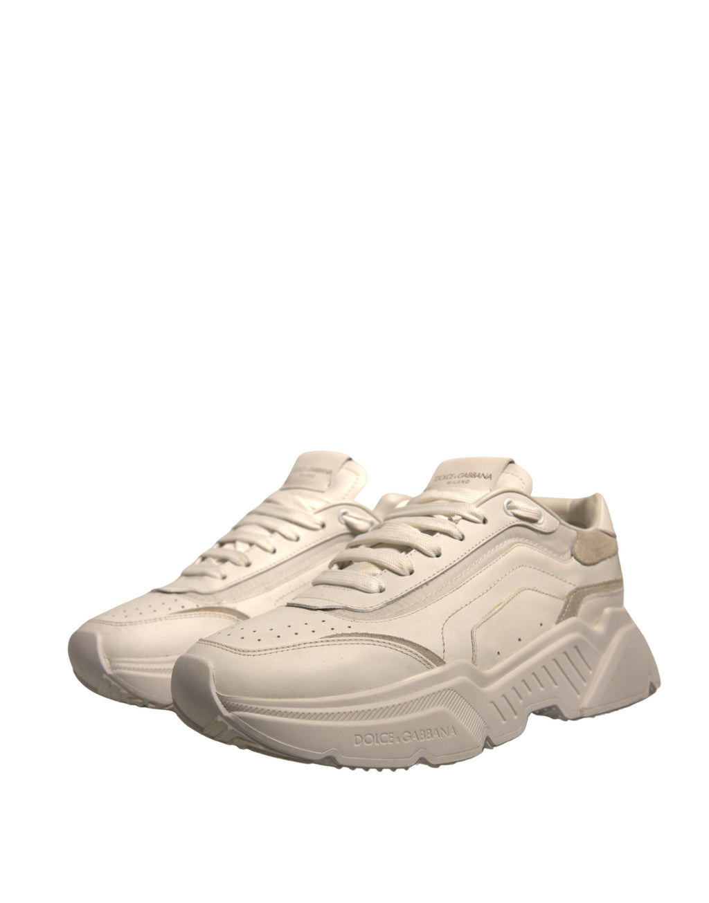 Dolce & Gabbana White Chunky Sneakers for Men detail view