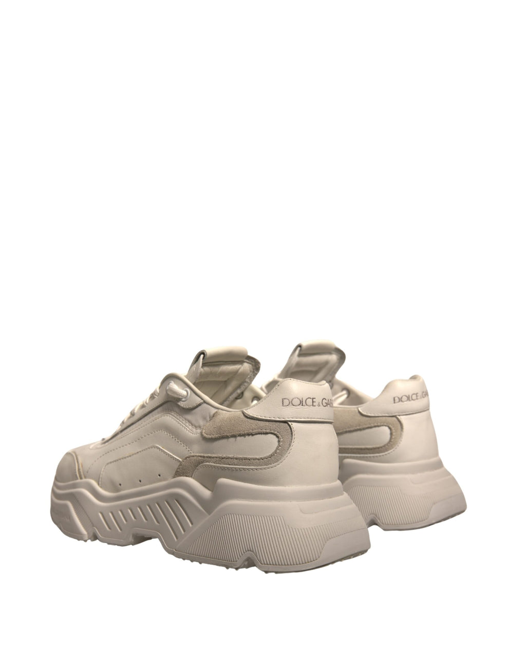 Dolce & Gabbana White Chunky Sneakers for Men side view