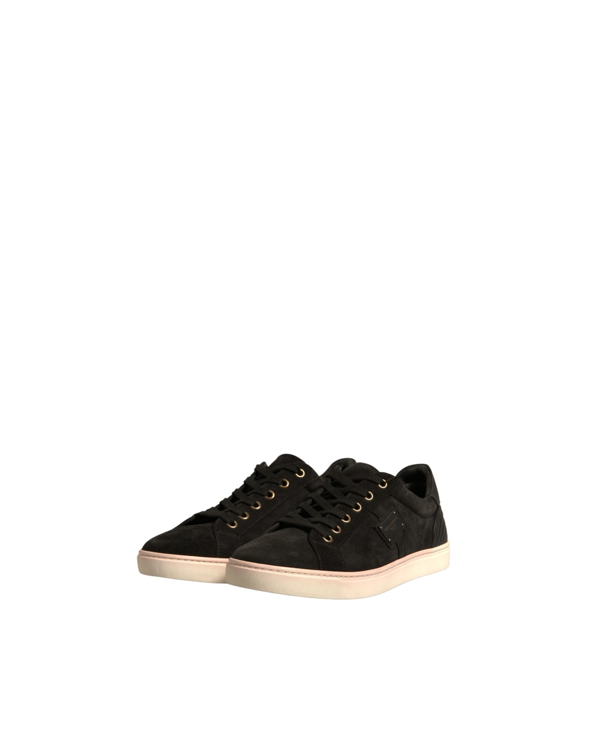 Dolce & Gabbana Black Low Top Sneakers for Men side view