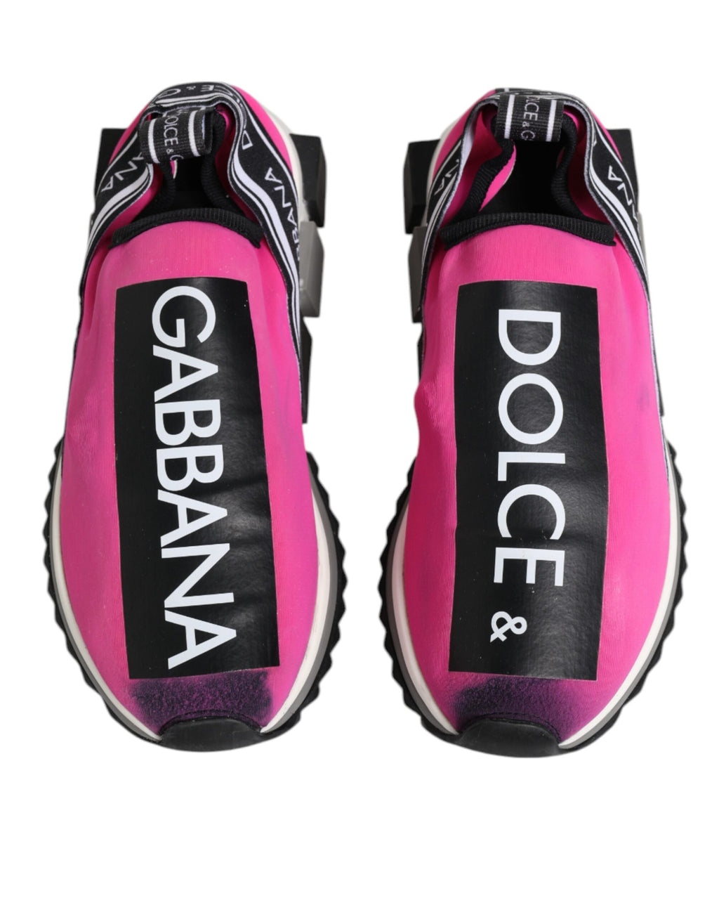 Dolce & Gabbana Pink Low Top Sneakers for Women detail view