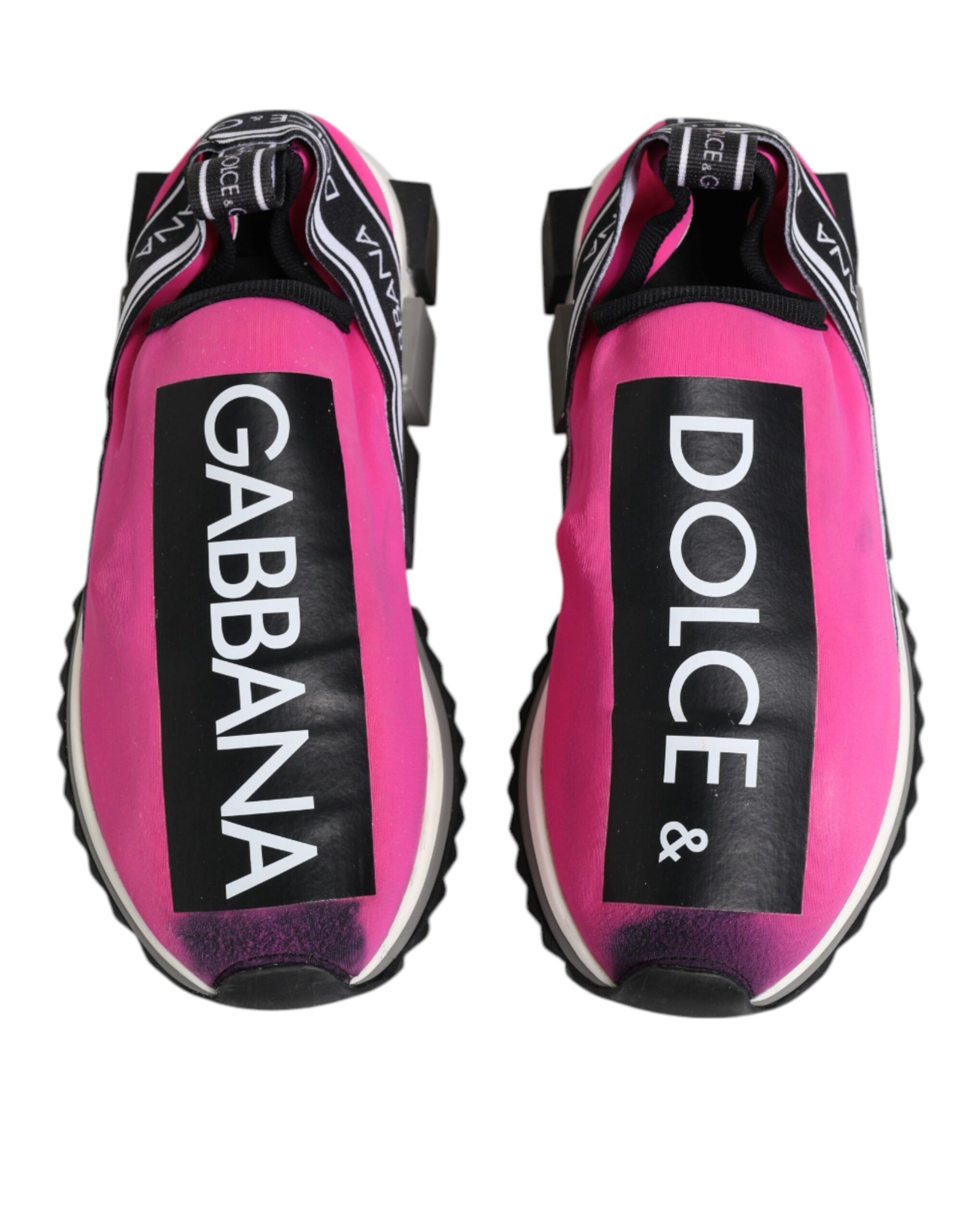 Dolce & Gabbana Pink Low Top Sneakers for Women detail view