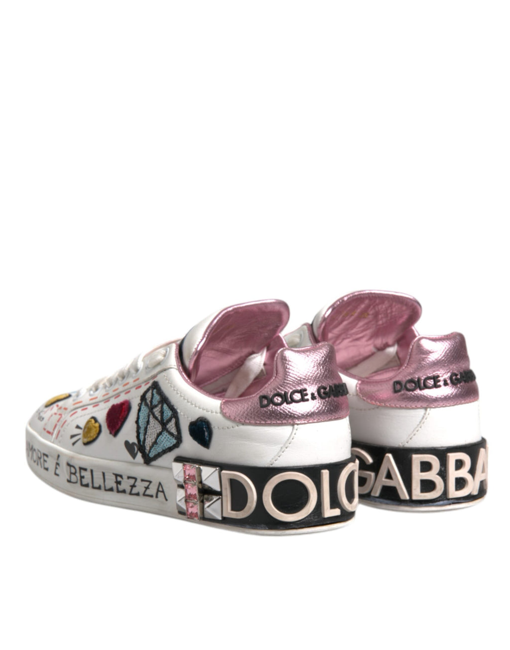 Dolce & Gabbana White Low Top Sneakers for Women additional view