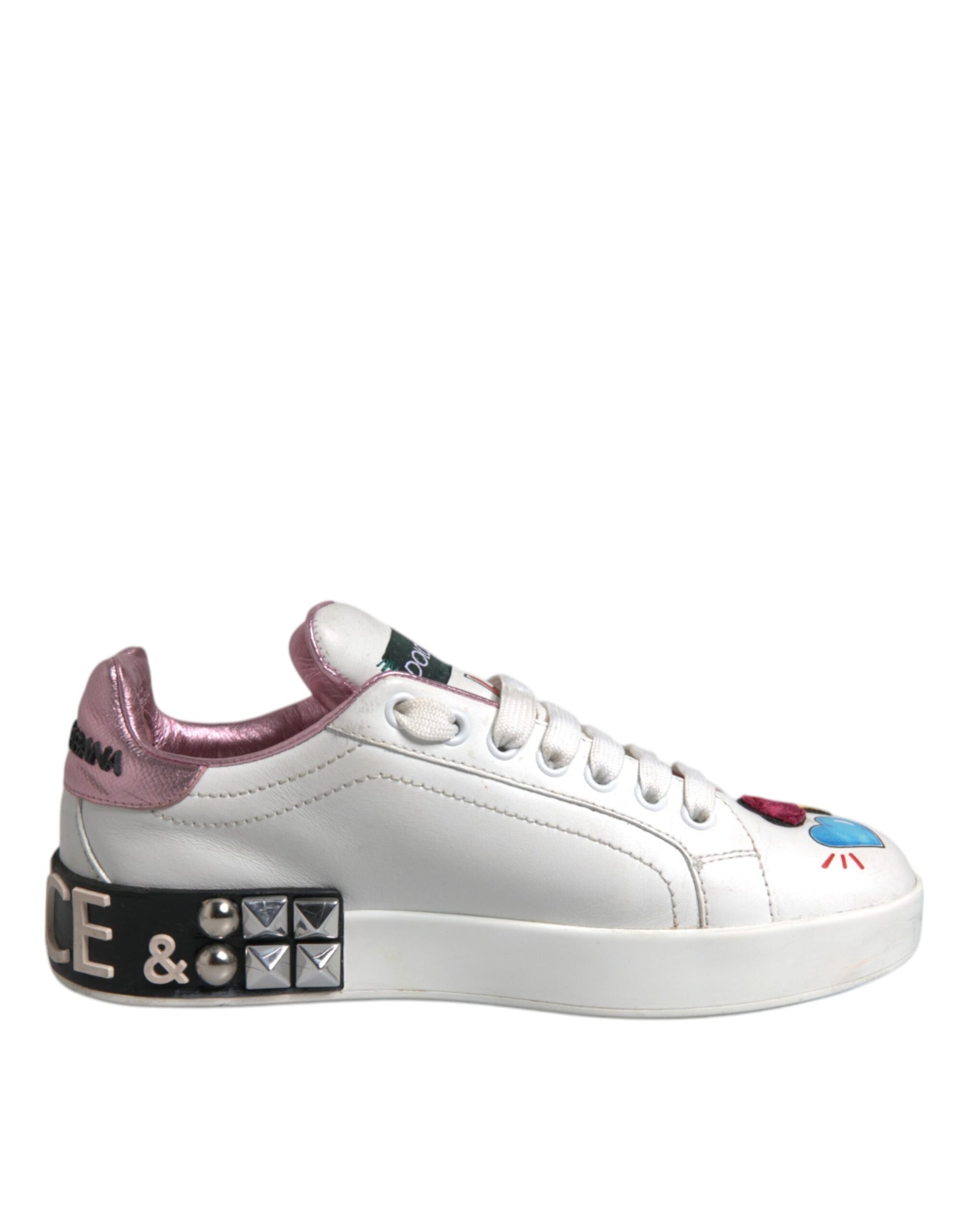 Dolce & Gabbana White Low Top Sneakers for Women