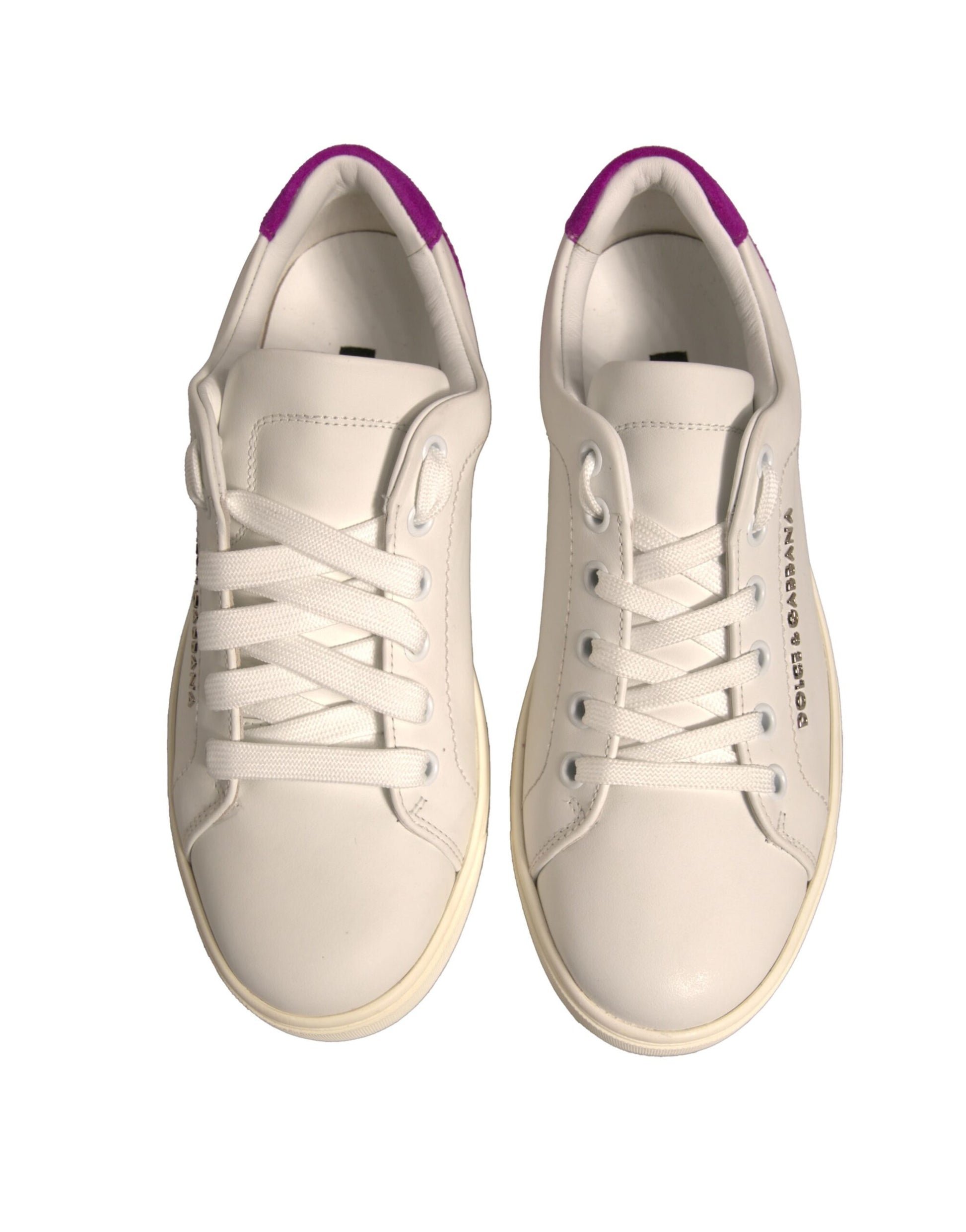 Dolce & Gabbana White Low Top Sneakers for Women detail view