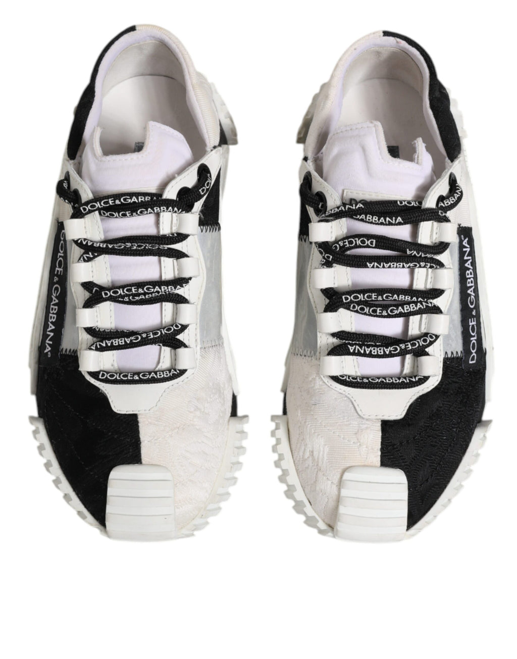 Chaussures Baskets Basses Dolce & Gabbana Blanc Noir NS1
