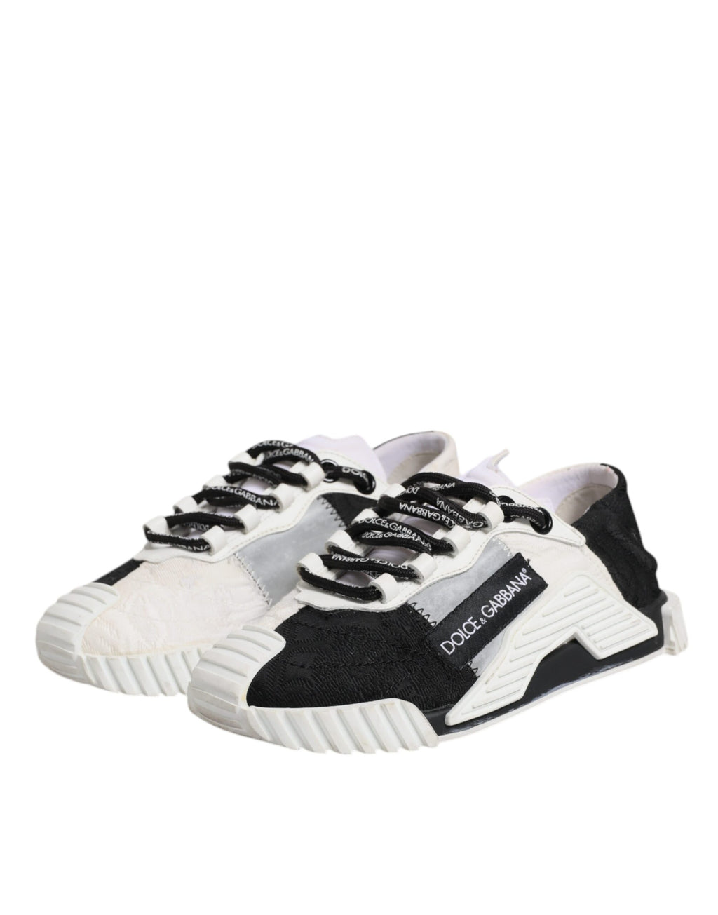 Chaussures Baskets Basses Dolce & Gabbana Blanc Noir NS1