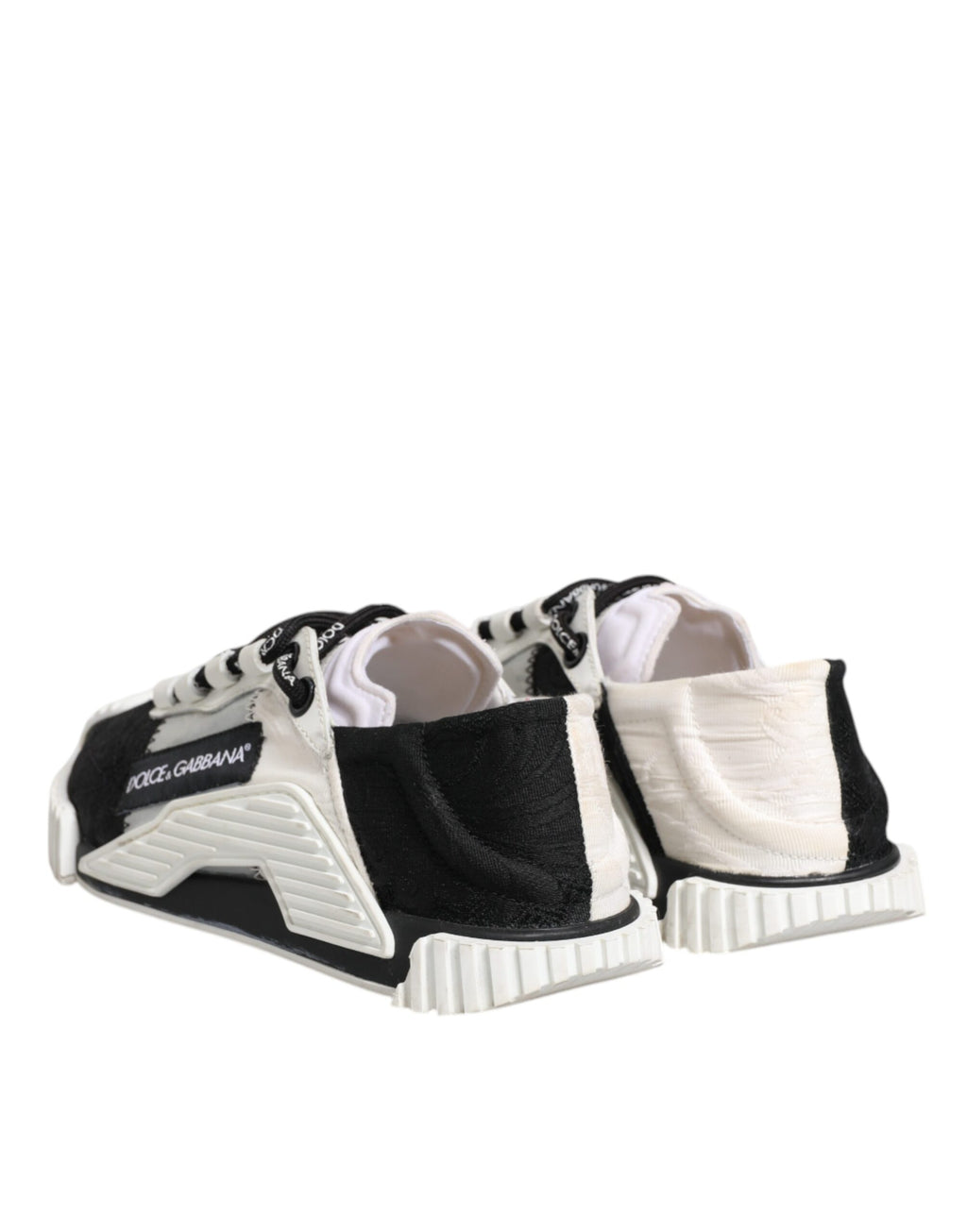 Chaussures Baskets Basses Dolce & Gabbana Blanc Noir NS1