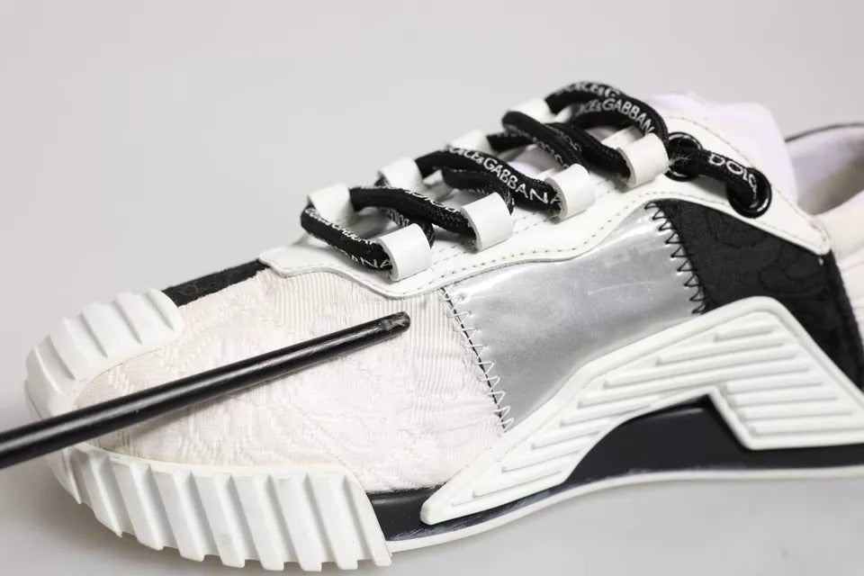 Chaussures Baskets Basses Dolce & Gabbana Blanc Noir NS1
