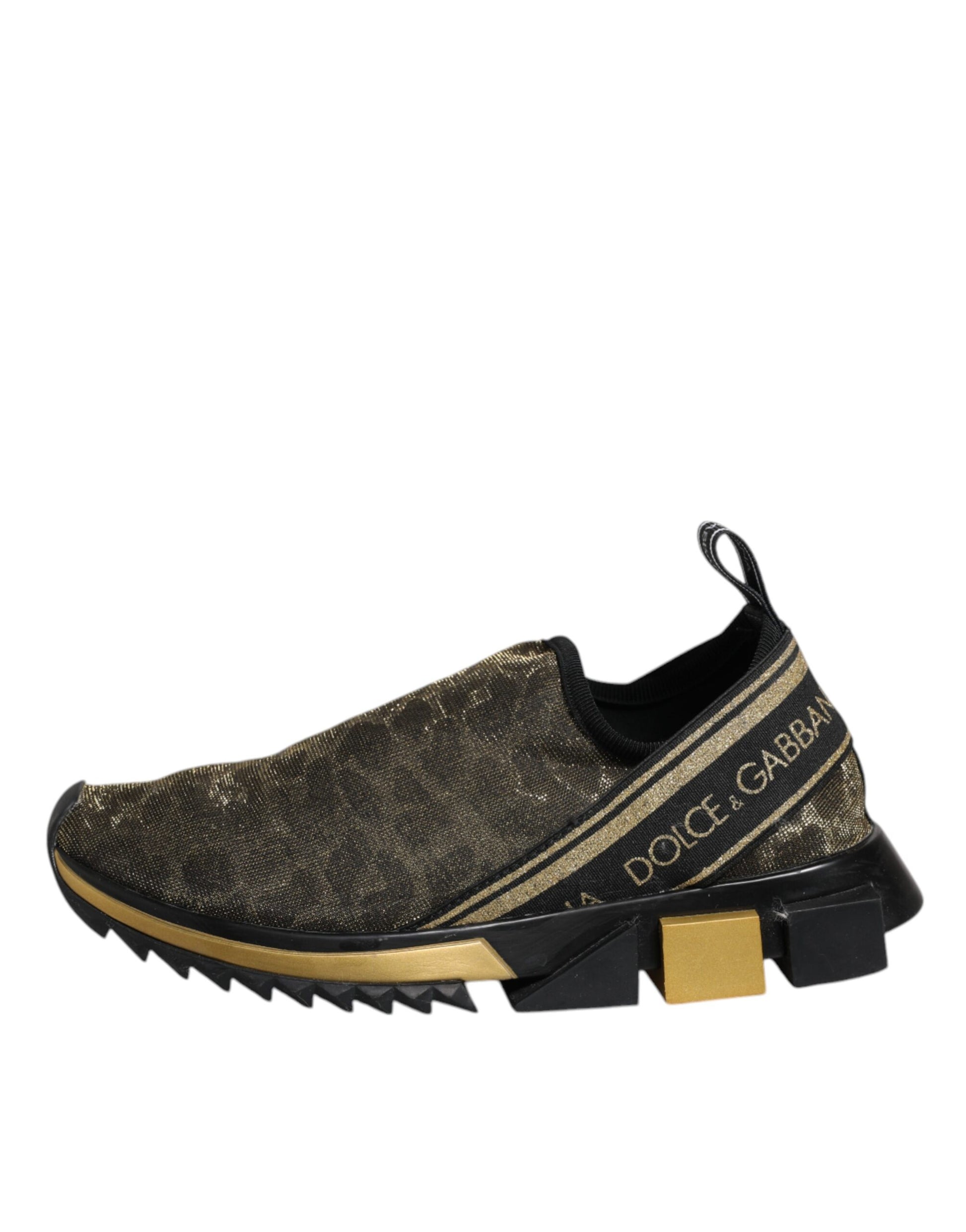 Dolce & Gabbana Gold Low Top Sneakers for Women additional view