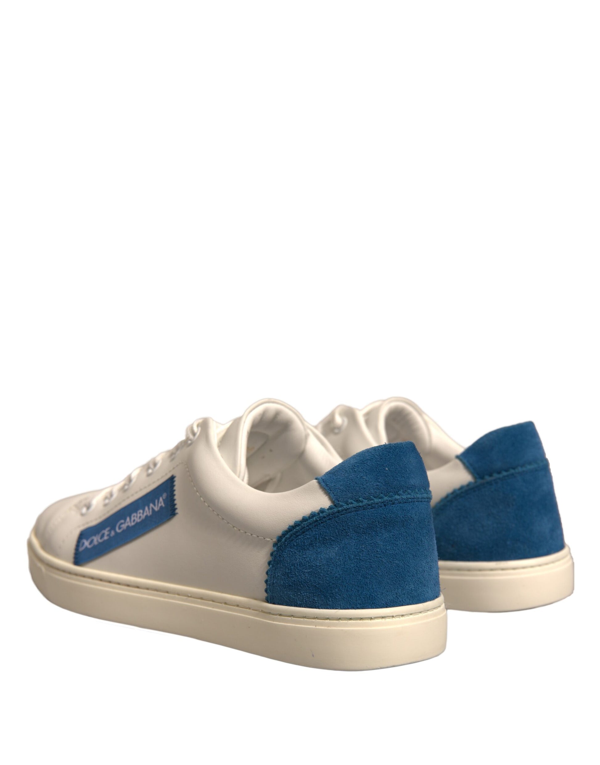 Dolce & Gabbana White Low Top Sneakers for Women side view