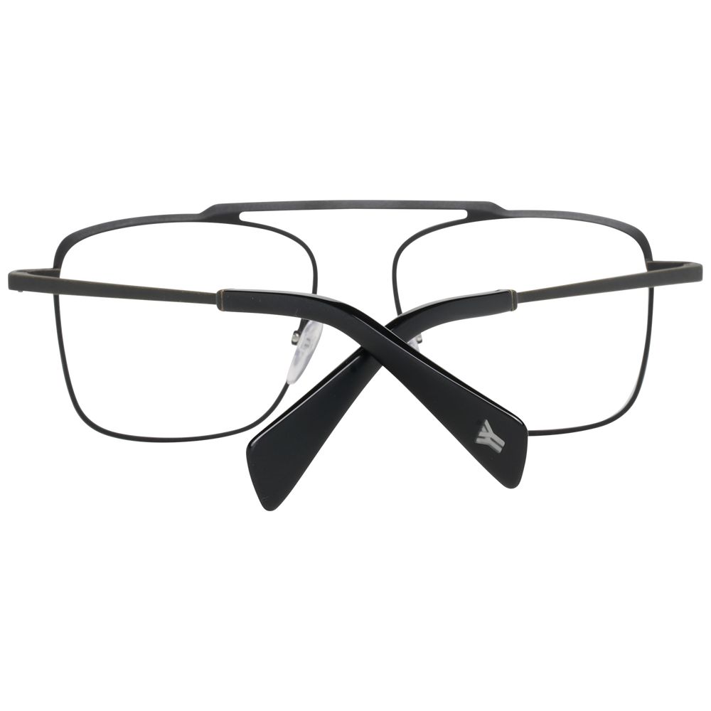 Yohji Yamamoto Black Glasses Frames for Men detail view