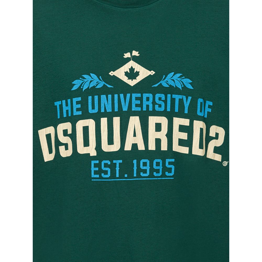 Dsquared² Green T-Shirt for Men side view