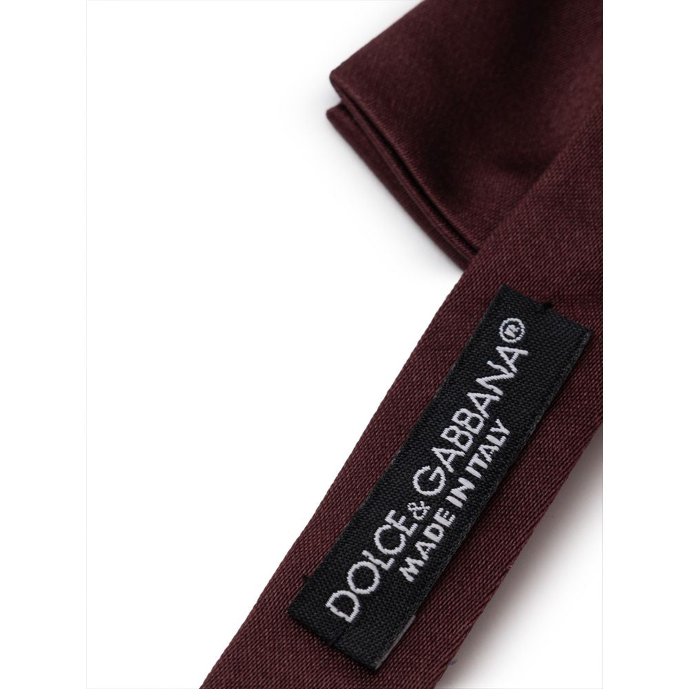 Dolce & Gabbana Red Bowties for Men side view