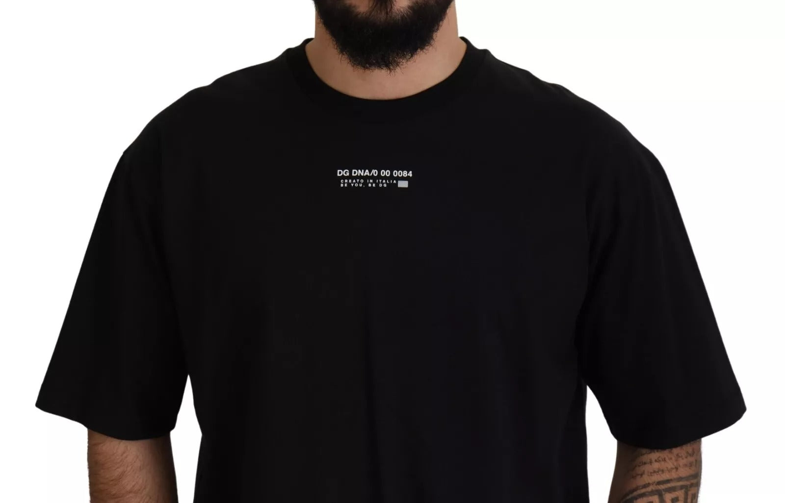 Dolce & Gabbana Black T-Shirt for Men side view