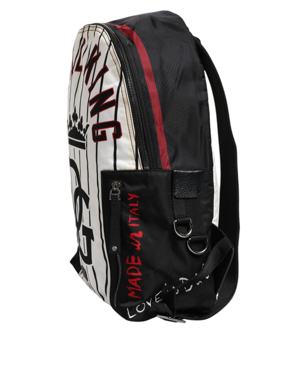 Dolce & Gabbana Black Backpack for Men side view